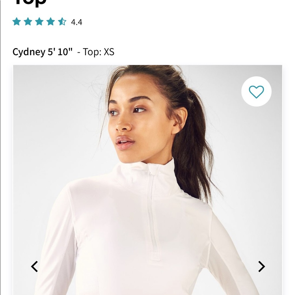 Fabletics half zip top - Picture 7 of 9
